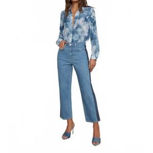 NEW L'AGENCE emorie cropped stovepipe jean in boulder